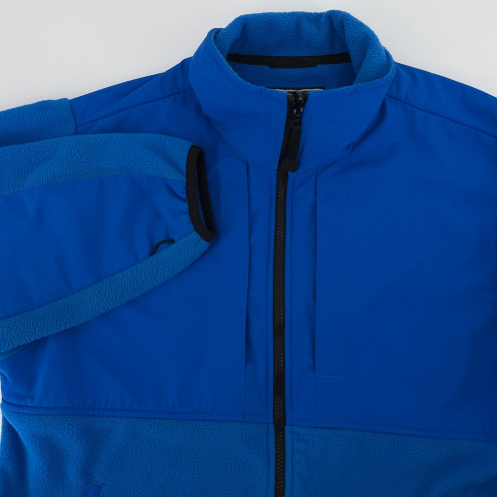 5.11 Tactical Series Mens Royal Blue Fleece Full Zip Jacket Size M Nylon Trim